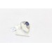 Sterling Silver 925 Ring Natural Blue Sapphire Stone Diamond Women Handmade A460